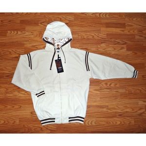 Koman Faux Suede Hoodie Jacket